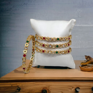 24KT Gold Plated Bangles set of 4