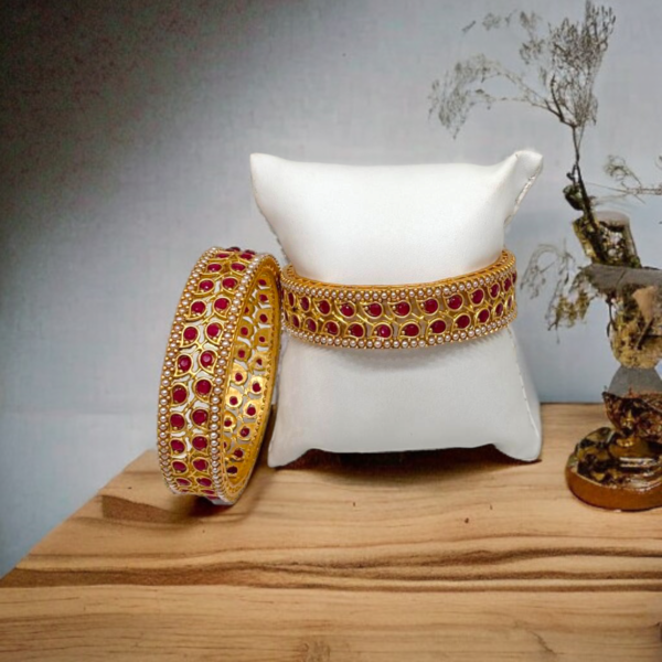 24KT Gold Plated Bangles set of 2