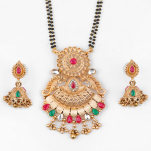 Mangal Sutra | Matching Earrings | Daily/Occasional wear